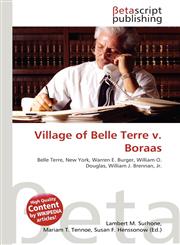 Village of Belle Terre v. Boraas,6134838454,9786134838450
