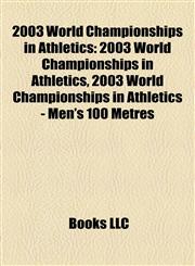 2003 World Championships in Athletics 2003 Tour de France, Stage 10 to Stage 20,1156234352,9781156234358