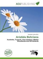 Aristida Behriana,6139687047,9786139687046