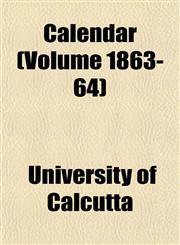 Calendar (Volume 1863-64),1151943452,9781151943453