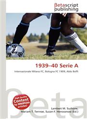 1939-40 Serie A,6134568015,9786134568012