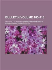 Bulletin Volume 103-113,1230108084,9781230108087