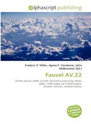 Fauvel AV.22,6134360856,9786134360852