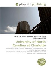 University of North Carolina at Charlotte,6130078366,9786130078362