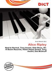 Alice Ripley,6136598027,9786136598024