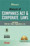 Manual of Companies Act & Corporate Laws With Free Handbook on Companies Act 2 Vols. 13th Edition,8177334409,9788177334401