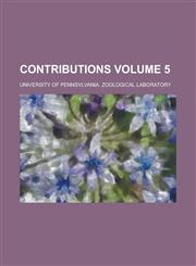 Contributions Volume 5,1459031466,9781459031463