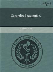 Generalized realization.,1243616857,9781243616852