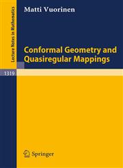 Conformal Geometry and Quasiregular Mappings,3540193421,9783540193425