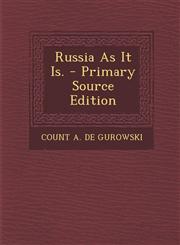 Russia as It Is.,1287446760,9781287446767