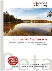Juniperus Californica,613638535X,9786136385358