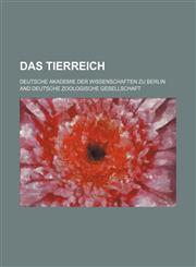 Das Tierreich,1236479742,9781236479747