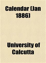 Calendar (Jan 1886),1151943762,9781151943767