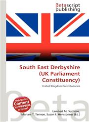 South East Derbyshire (UK Parliament Constituency),6135045741,9786135045741