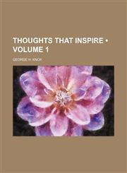 Thoughts That Inspire (Volume 1),1150961082,9781150961083