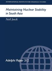Maintaining Nuclear Stability in South Asia,0198294069,9780198294061
