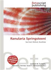 Ranularia Springsteeni,6134826383,9786134826389