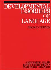 Developmental Disorders of Language 2nd Edition,1861560206,9781861560209