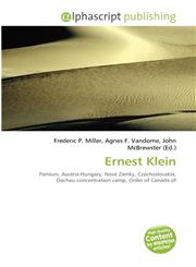 Ernest Klein,6134309966,9786134309967
