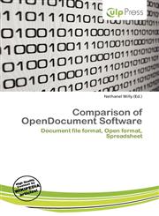 Comparison of OpenDocument Software,6136666618,9786136666617