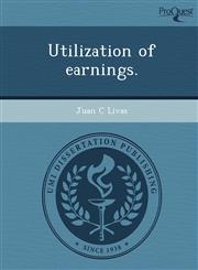 Utilization of earnings.,1248945123,9781248945124