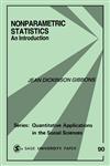 Nonparametric Statistics An Introduction,0803939515,9780803939516