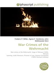 War Crimes of the Wehrmacht,6130063679,9786130063672