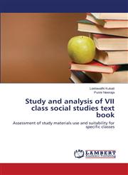 Study and Analysis of VII Class Social Studies Text Book,3847347586,9783847347583