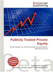 Publicly Traded Private Equity,6134796182,9786134796187