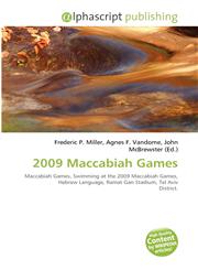 2009 Maccabiah Games,6135546961,9786135546965