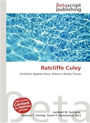Ratcliffe Culey,6135021451,9786135021455