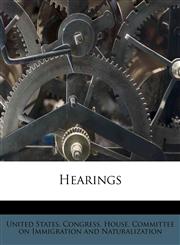 Hearings,1173583750,9781173583750