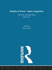 Studies in Finno-Ugric Linguistics,0700709312,9780700709311