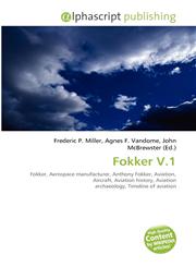 Fokker V.1,6134376213,9786134376211