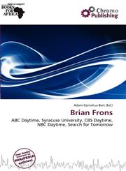 Brian Frons,6200301603,9786200301604