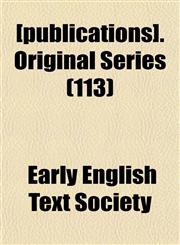 [publications]. Original Series (113),1152698060,9781152698062
