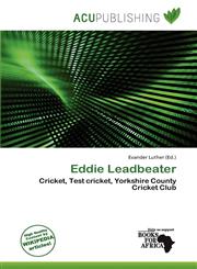 Eddie Leadbeater,6201995161,9786201995161