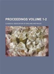 Proceedings Volume 1-2,1236636929,9781236636928