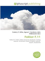 Fokker F.11,6134371505,9786134371506