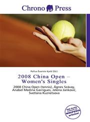 2008 China Open - Women's Singles,6136697424,9786136697420