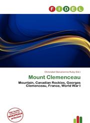 Mount Clemenceau,6136699923,9786136699929