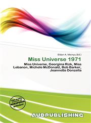 Miss Universe 1971,6139536863,9786139536863
