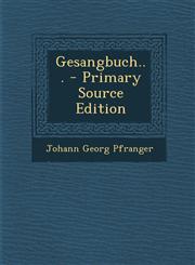Gesangbuch... - Primary Source Edition,1294366912,9781294366911