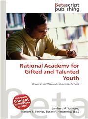 National Academy for Gifted and Talented Youth,6135440098,9786135440096