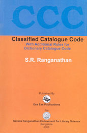 Classified Catalogue Code With Additional Rules for Dictionary Catalogue Code,8170004942,9788170004943