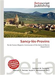 Sancy-lès-Provins,6136141795,9786136141794