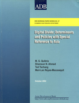 Digital Divide Determinants and Policies with Special Reference to Asia