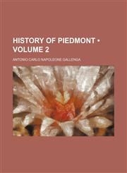 History of Piedmont (Volume 2),1154308022,9781154308020