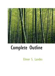 Complete Outline,1116109182,9781116109184