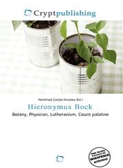 Hieronymus Bock,6135737414,9786135737417